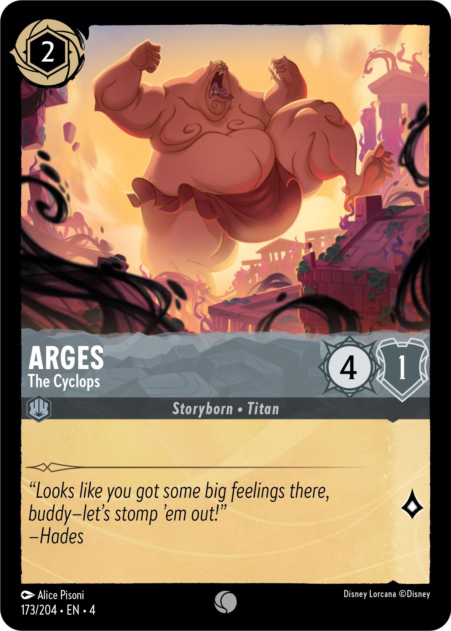 Arges - The Cyclops (173/204) [Ursula's Return] | L.A. Mood Comics and Games