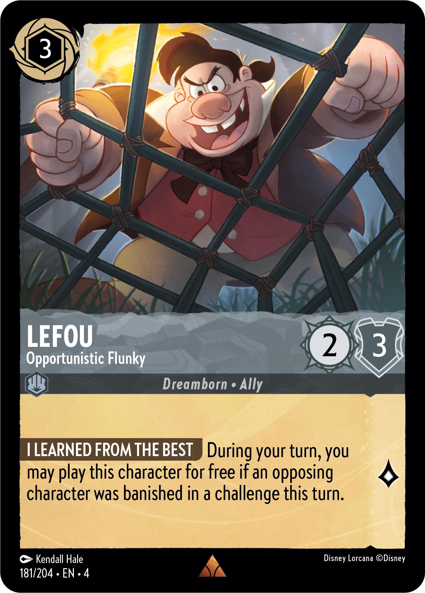LeFou - Opportunistic Flunky (181/204) [Ursula's Return] | L.A. Mood Comics and Games