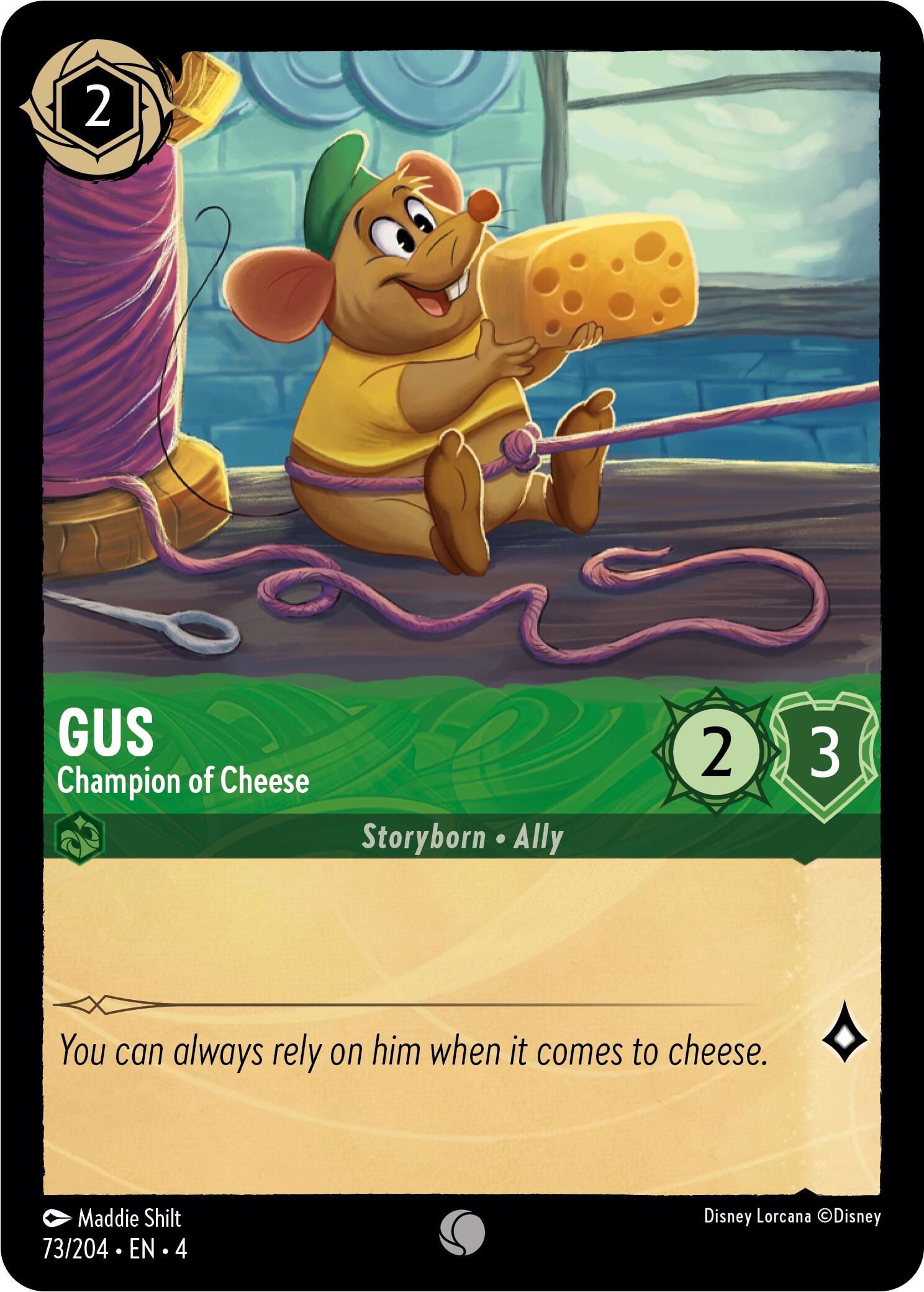 Gus - Champion of Cheese (73/204) [Ursula's Return] | L.A. Mood Comics and Games