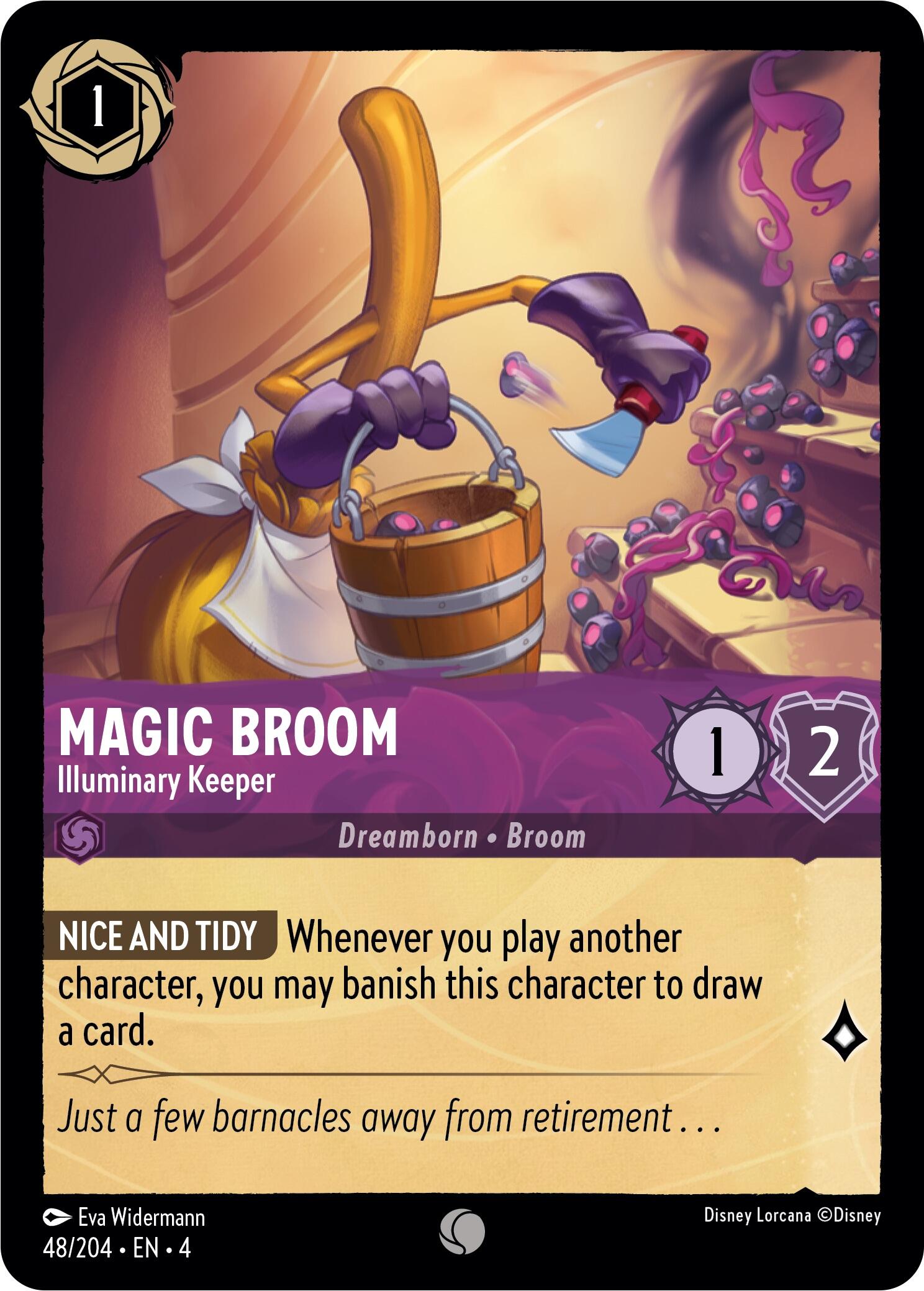 Magic Broom - Illuminary Keeper (48/204) [Ursula's Return] | L.A. Mood Comics and Games