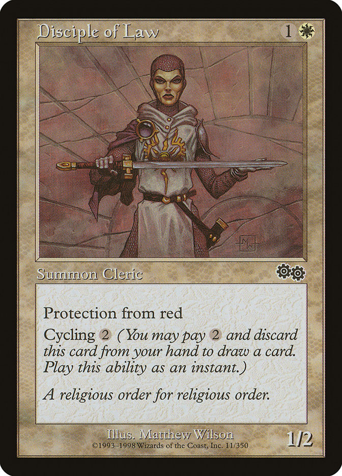 Disciple of Law [Urza's Saga] | L.A. Mood Comics and Games
