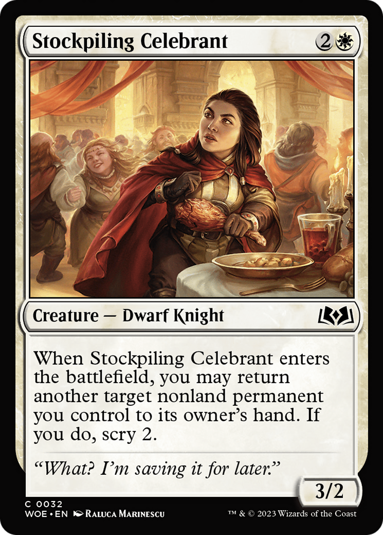 Stockpiling Celebrant [Wilds of Eldraine] | L.A. Mood Comics and Games