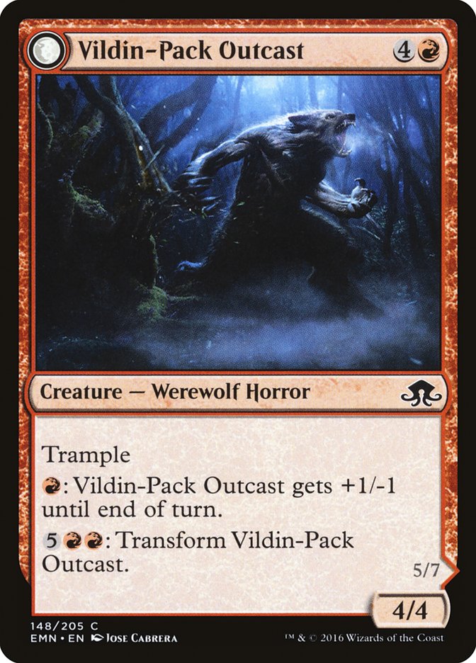 Vildin-Pack Outcast // Dronepack Kindred [Eldritch Moon] | L.A. Mood Comics and Games