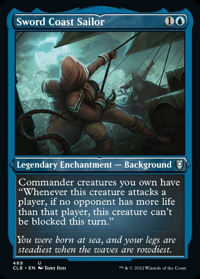 Sword Coast Sailor (Foil Etched) [Commander Legends: Battle for Baldur's Gate] | L.A. Mood Comics and Games