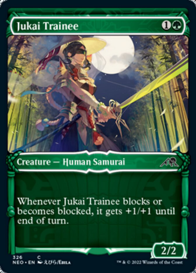 Jukai Trainee (Showcase Samurai) [Kamigawa: Neon Dynasty] | L.A. Mood Comics and Games