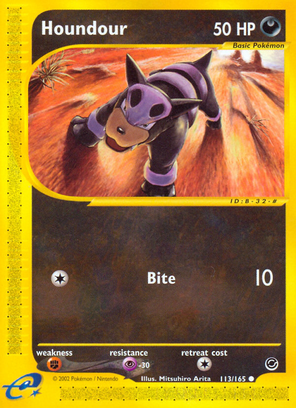 Houndour (113/165) [Expedition: Base Set] | L.A. Mood Comics and Games