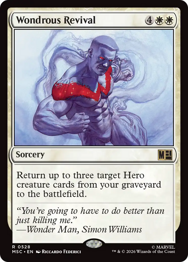 Wondrous Revival [Marvel Super Heroes Commander] | L.A. Mood Comics and Games