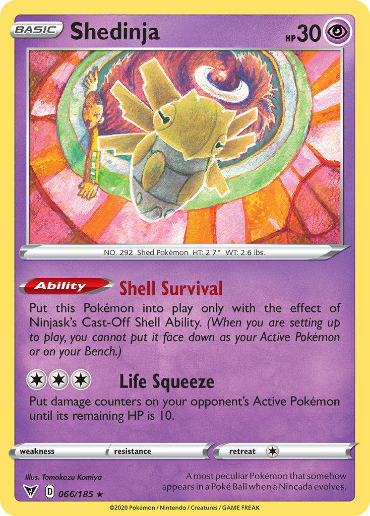 Shedinja (066/185) [Sword & Shield: Vivid Voltage] | L.A. Mood Comics and Games