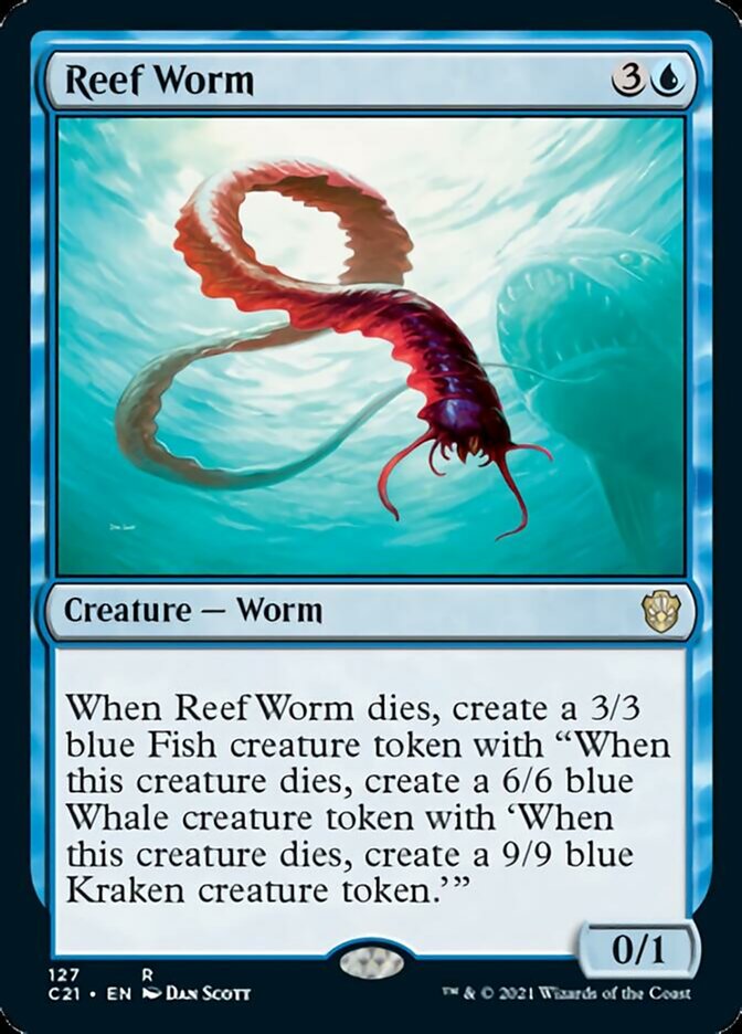 Reef Worm [Commander 2021] | L.A. Mood Comics and Games