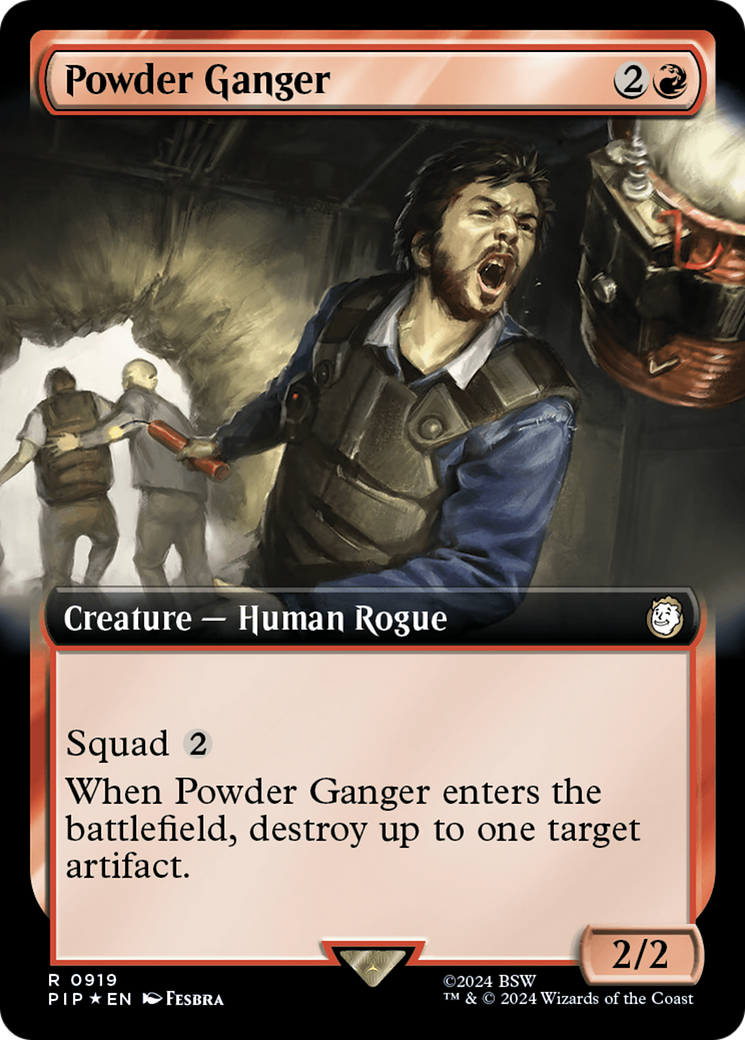 Powder Ganger (Extended Art) (Surge Foil) [Fallout] | L.A. Mood Comics and Games