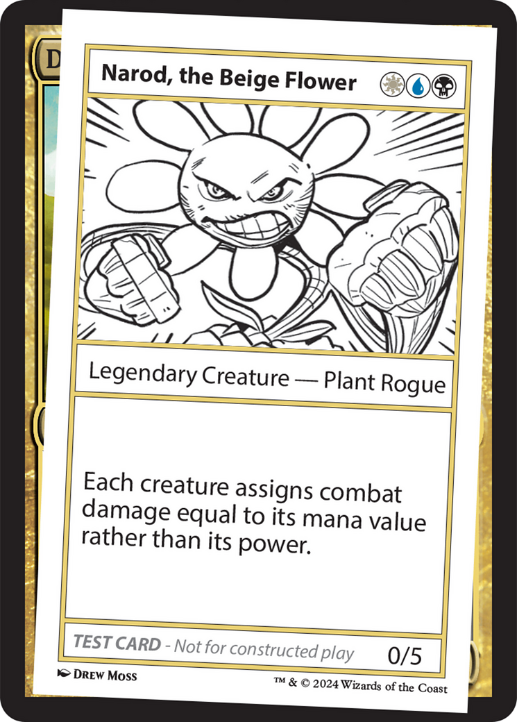 Narod, the Beige Flower [Mystery Booster 2 Playtest Cards] | L.A. Mood Comics and Games