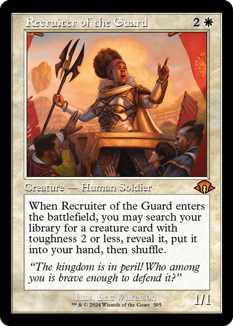 Recruiter of the Guard (Retro) [Modern Horizons 3] | L.A. Mood Comics and Games