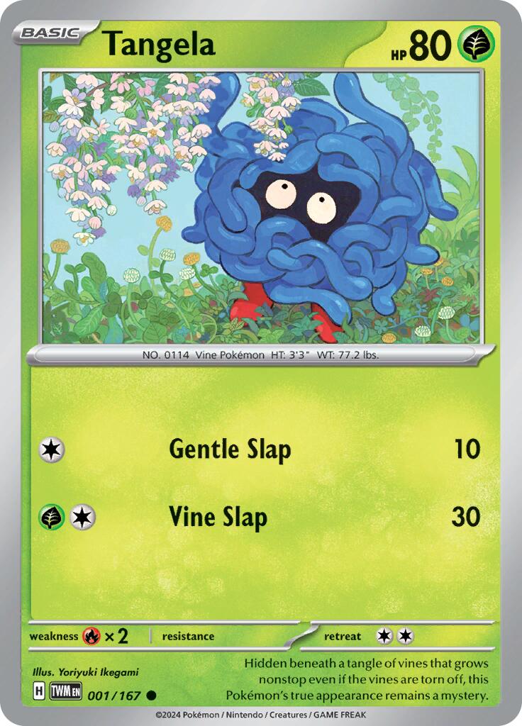 Tangela (001/167) [Scarlet & Violet: Twilight Masquerade] | L.A. Mood Comics and Games