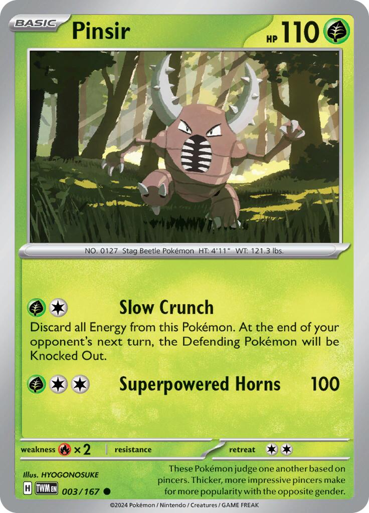 Pinsir (003/167) [Scarlet & Violet: Twilight Masquerade] | L.A. Mood Comics and Games