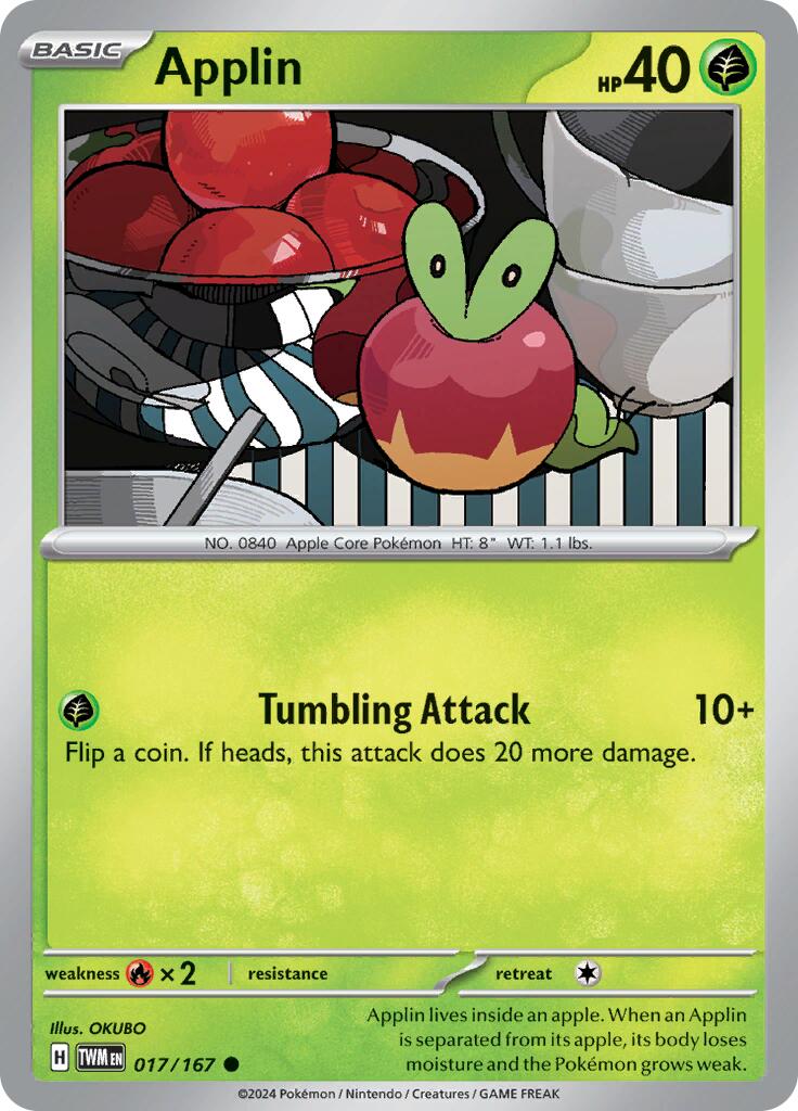 Applin (017/167) [Scarlet & Violet: Twilight Masquerade] | L.A. Mood Comics and Games