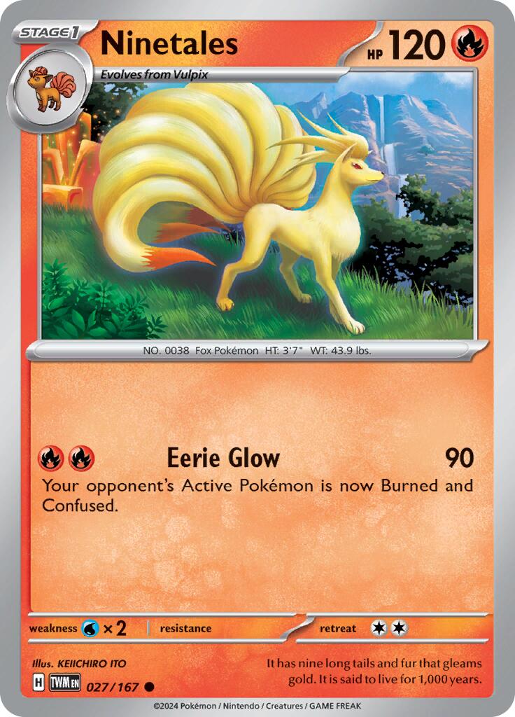 Ninetales (027/167) [Scarlet & Violet: Twilight Masquerade] | L.A. Mood Comics and Games