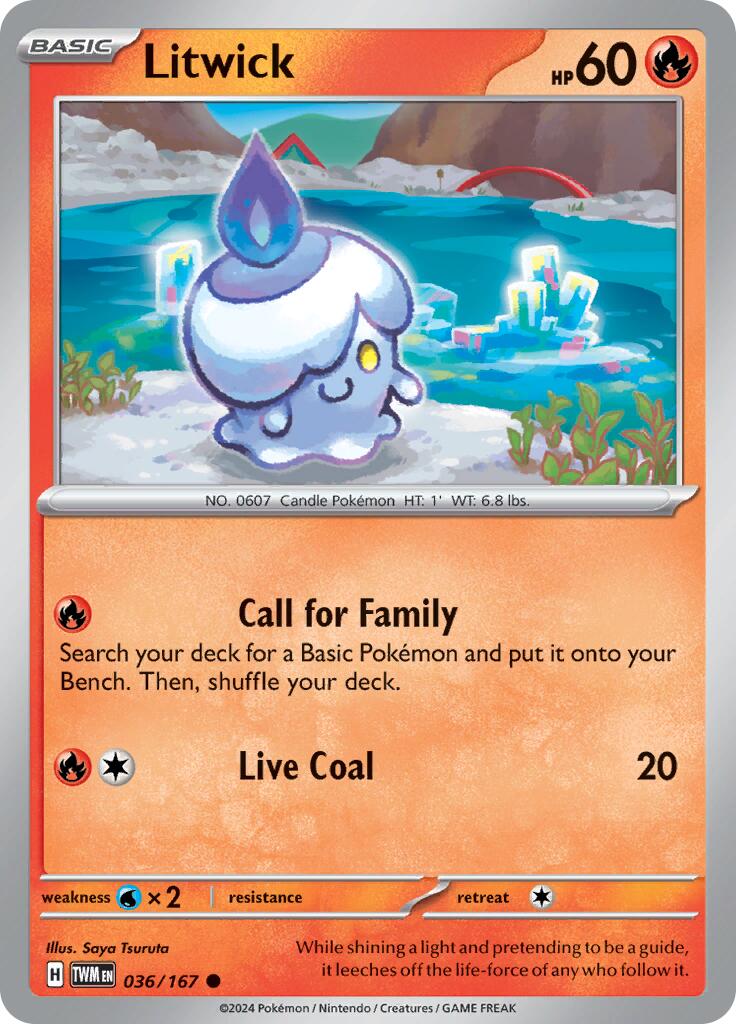 Litwick (036/167) [Scarlet & Violet: Twilight Masquerade] | L.A. Mood Comics and Games