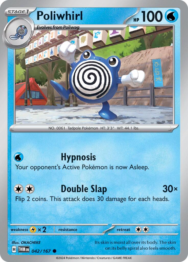 Poliwhirl (042/167) [Scarlet & Violet: Twilight Masquerade] | L.A. Mood Comics and Games