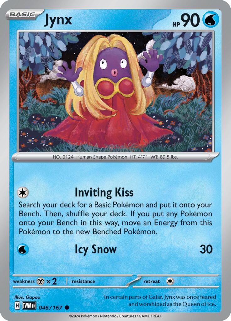 Jynx (046/167) [Scarlet & Violet: Twilight Masquerade] | L.A. Mood Comics and Games
