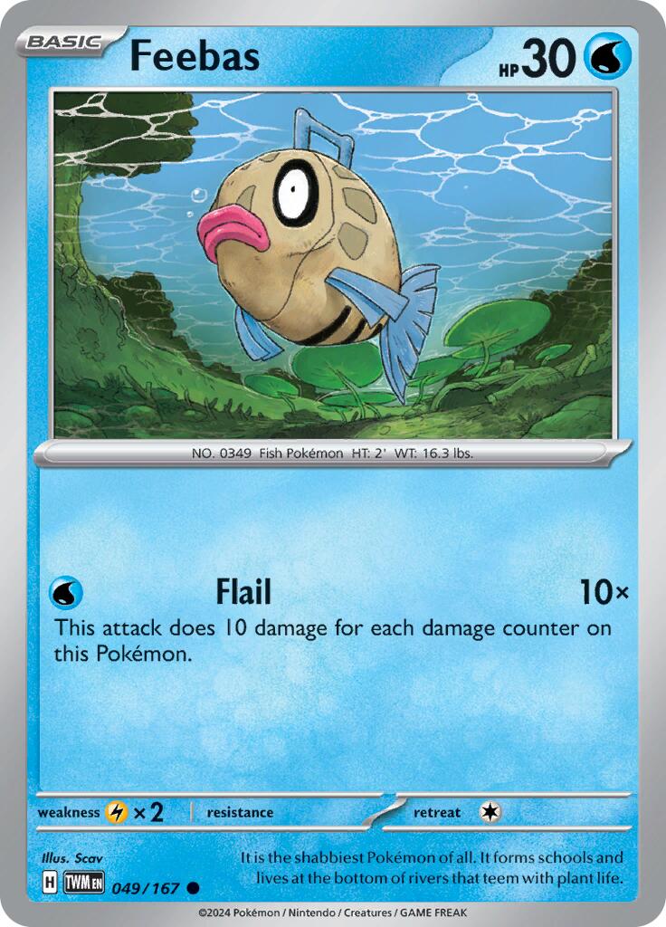 Feebas (049/167) [Scarlet & Violet: Twilight Masquerade] | L.A. Mood Comics and Games
