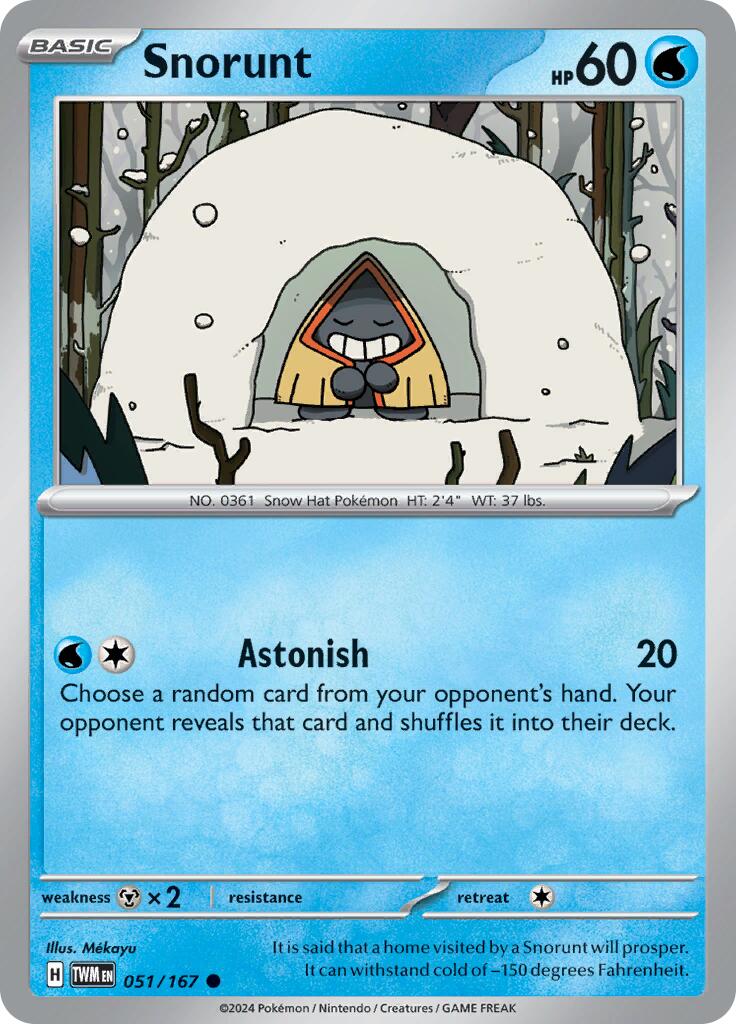 Snorunt (051/167) [Scarlet & Violet: Twilight Masquerade] | L.A. Mood Comics and Games
