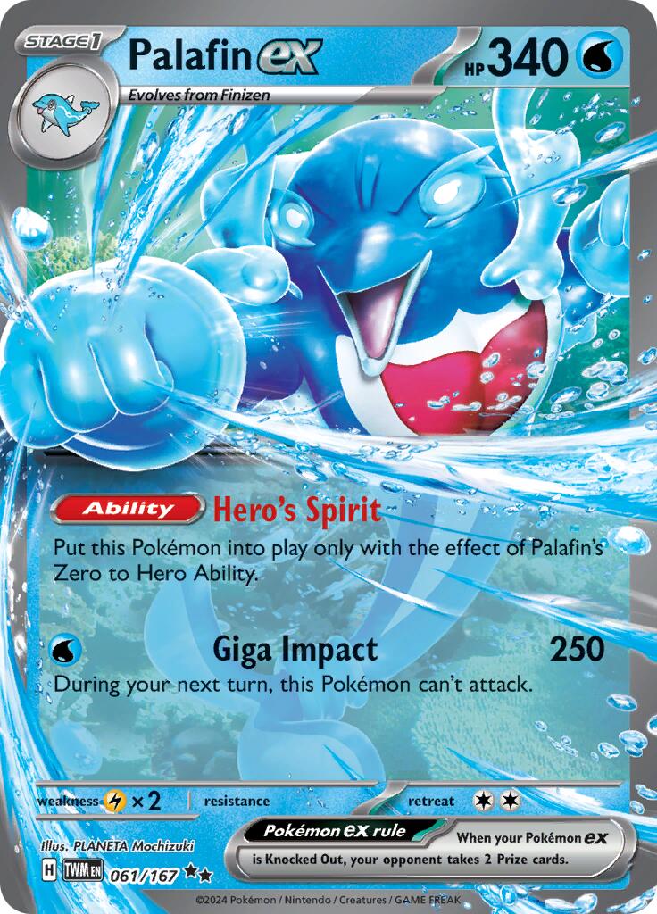 Palafin ex (061/167) [Scarlet & Violet: Twilight Masquerade] | L.A. Mood Comics and Games