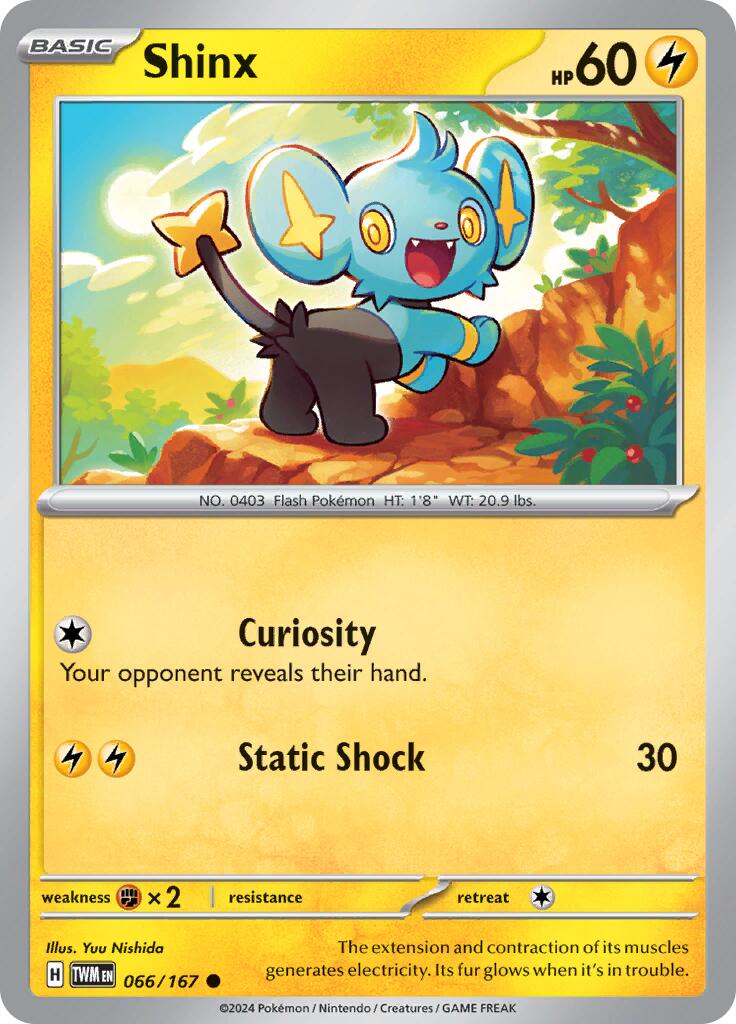 Shinx (066/167) [Scarlet & Violet: Twilight Masquerade] | L.A. Mood Comics and Games