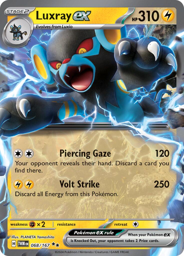 Luxray ex (068/167) [Scarlet & Violet: Twilight Masquerade] | L.A. Mood Comics and Games