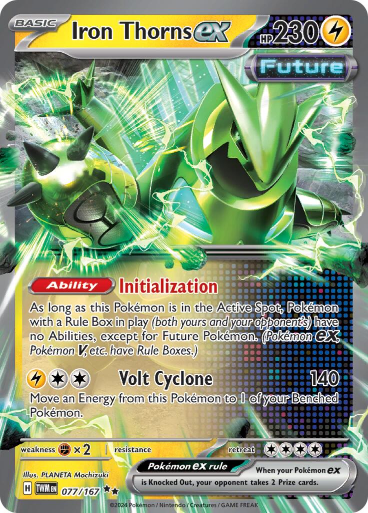Iron Thorns ex (077/167) [Scarlet & Violet: Twilight Masquerade] | L.A. Mood Comics and Games