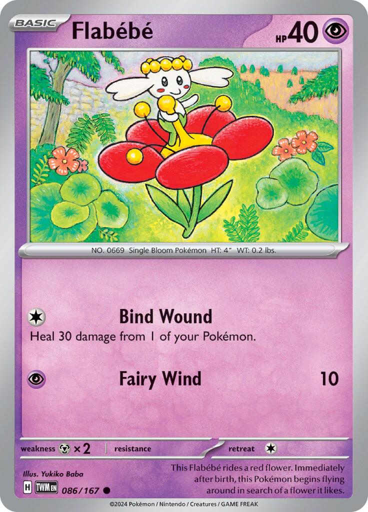 Flabebe (086/167) [Scarlet & Violet: Twilight Masquerade] | L.A. Mood Comics and Games