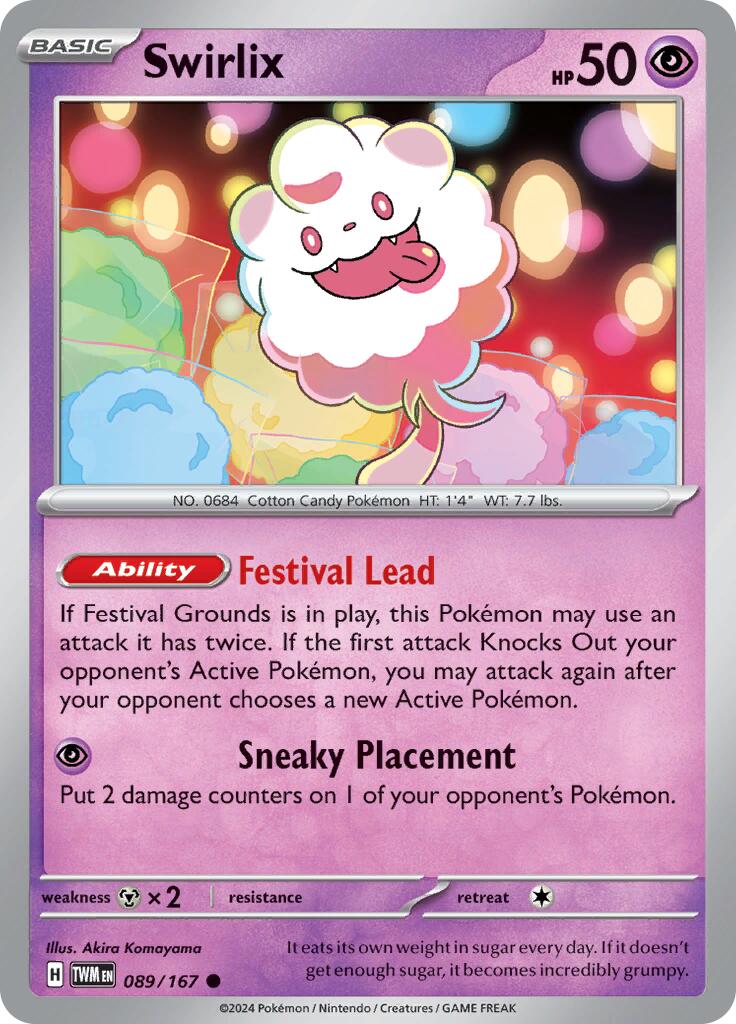 Swirlix (089/167) [Scarlet & Violet: Twilight Masquerade] | L.A. Mood Comics and Games