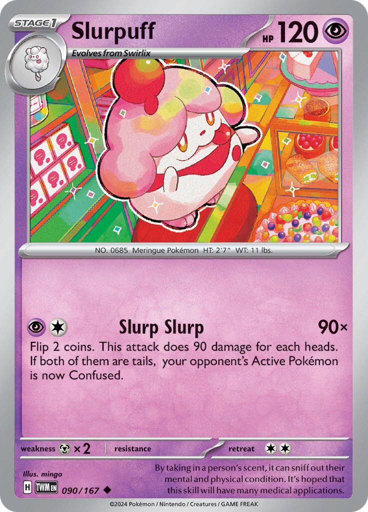 Slurpuff (090/167) [Scarlet & Violet: Twilight Masquerade] | L.A. Mood Comics and Games