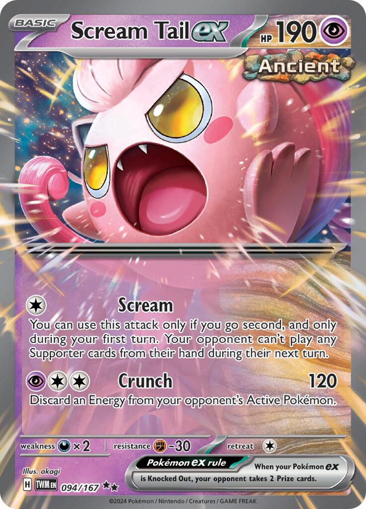 Scream Tail ex (094/167) [Scarlet & Violet: Twilight Masquerade] | L.A. Mood Comics and Games