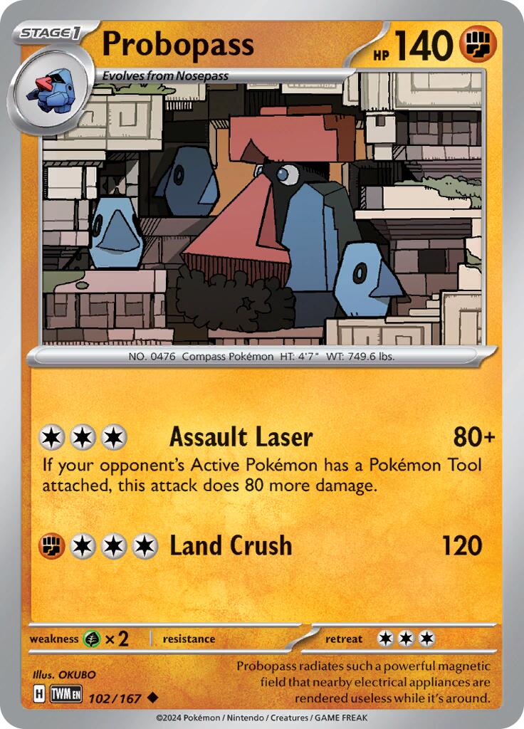 Probopass (102/167) [Scarlet & Violet: Twilight Masquerade] | L.A. Mood Comics and Games