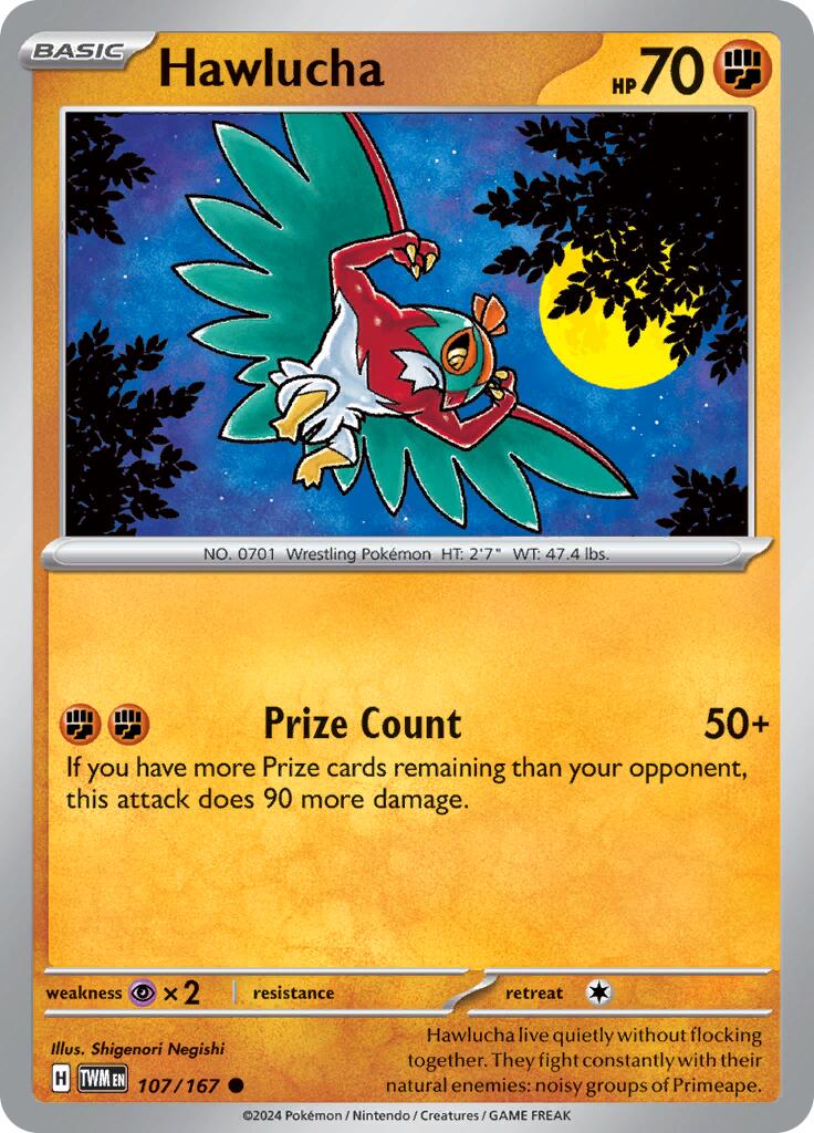 Hawlucha (107/167) [Scarlet & Violet: Twilight Masquerade] | L.A. Mood Comics and Games