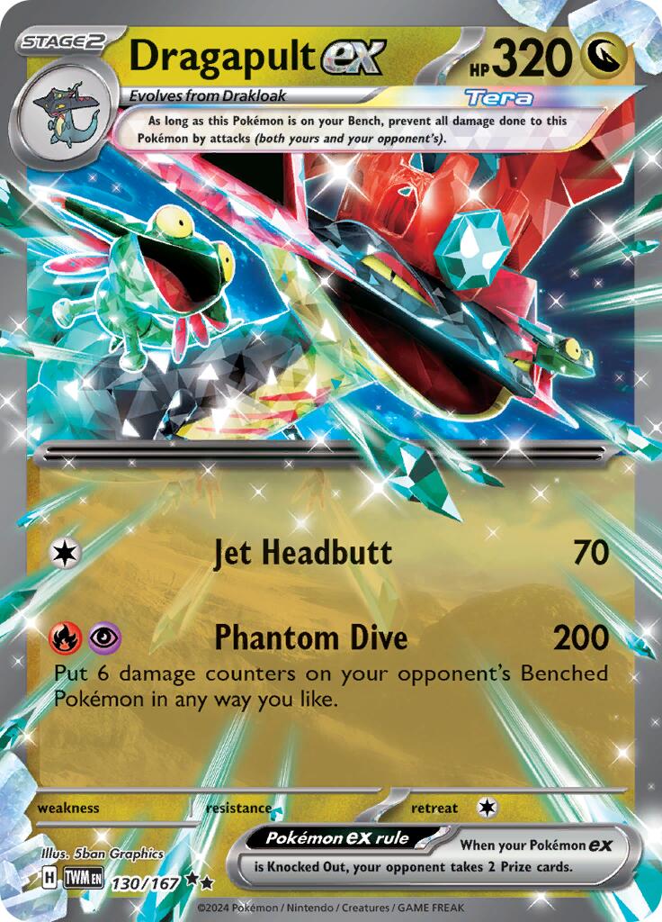 Dragapult ex (130/167) [Scarlet & Violet: Twilight Masquerade] | L.A. Mood Comics and Games