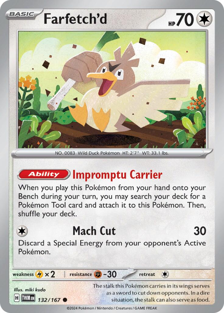 Farfetch'd (132/167) [Scarlet & Violet: Twilight Masquerade] | L.A. Mood Comics and Games