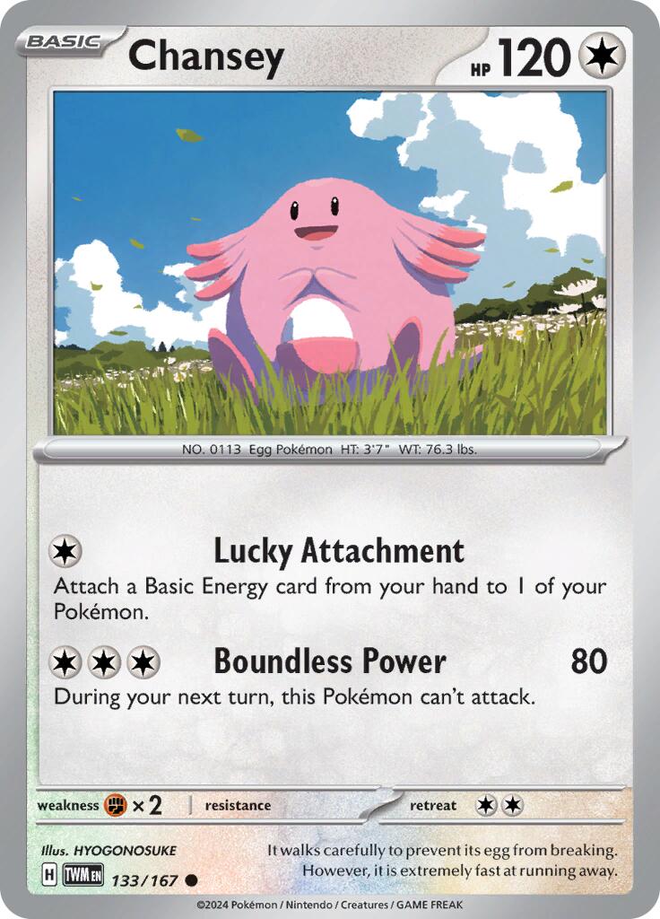 Chansey (133/167) [Scarlet & Violet: Twilight Masquerade] | L.A. Mood Comics and Games