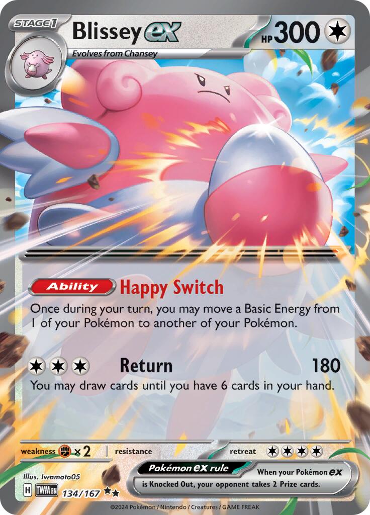 Blissey ex (134/167) [Scarlet & Violet: Twilight Masquerade] | L.A. Mood Comics and Games