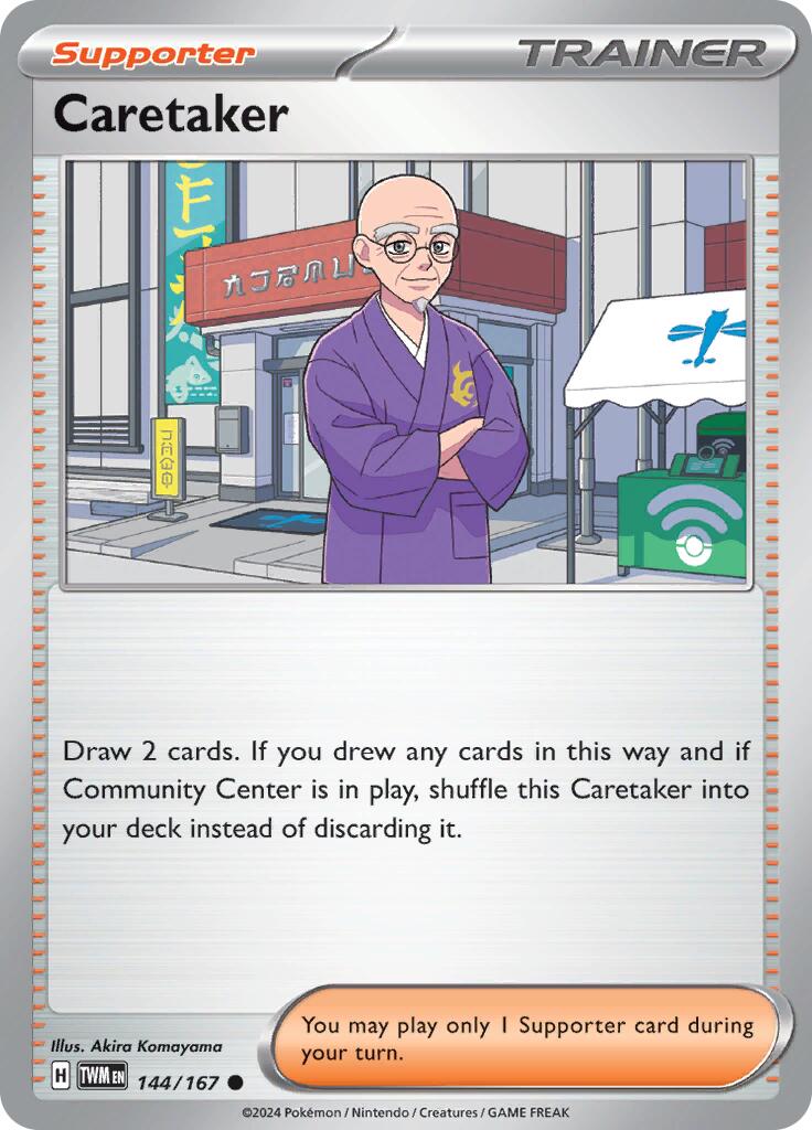 Caretaker (144/167) [Scarlet & Violet: Twilight Masquerade] | L.A. Mood Comics and Games