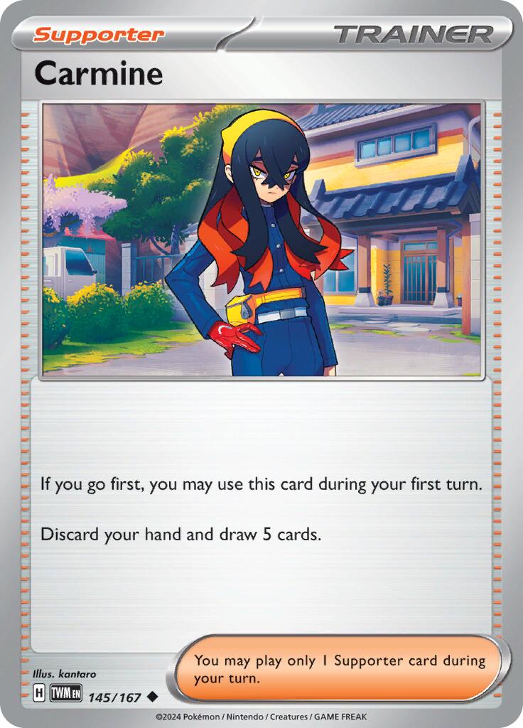 Carmine (145/167) [Scarlet & Violet: Twilight Masquerade] | L.A. Mood Comics and Games