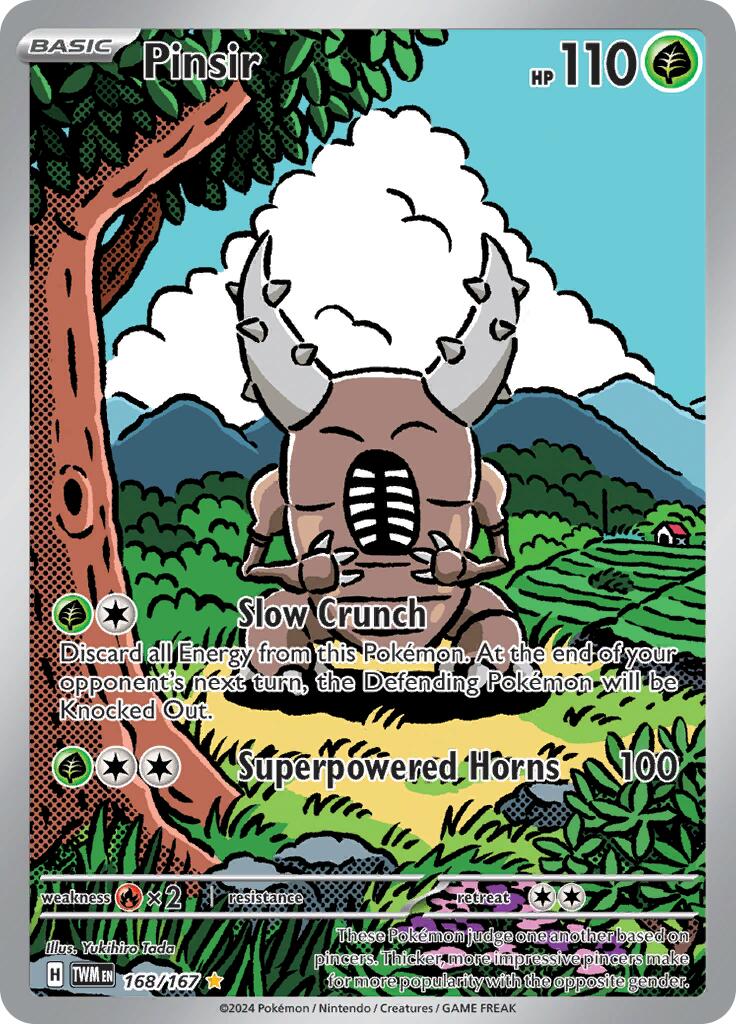 Pinsir (168/167) [Scarlet & Violet: Twilight Masquerade] | L.A. Mood Comics and Games