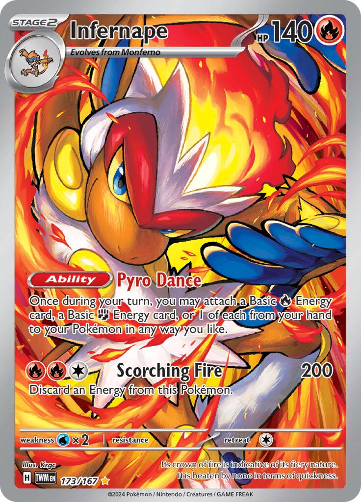 Infernape (173/167) [Scarlet & Violet: Twilight Masquerade] | L.A. Mood Comics and Games