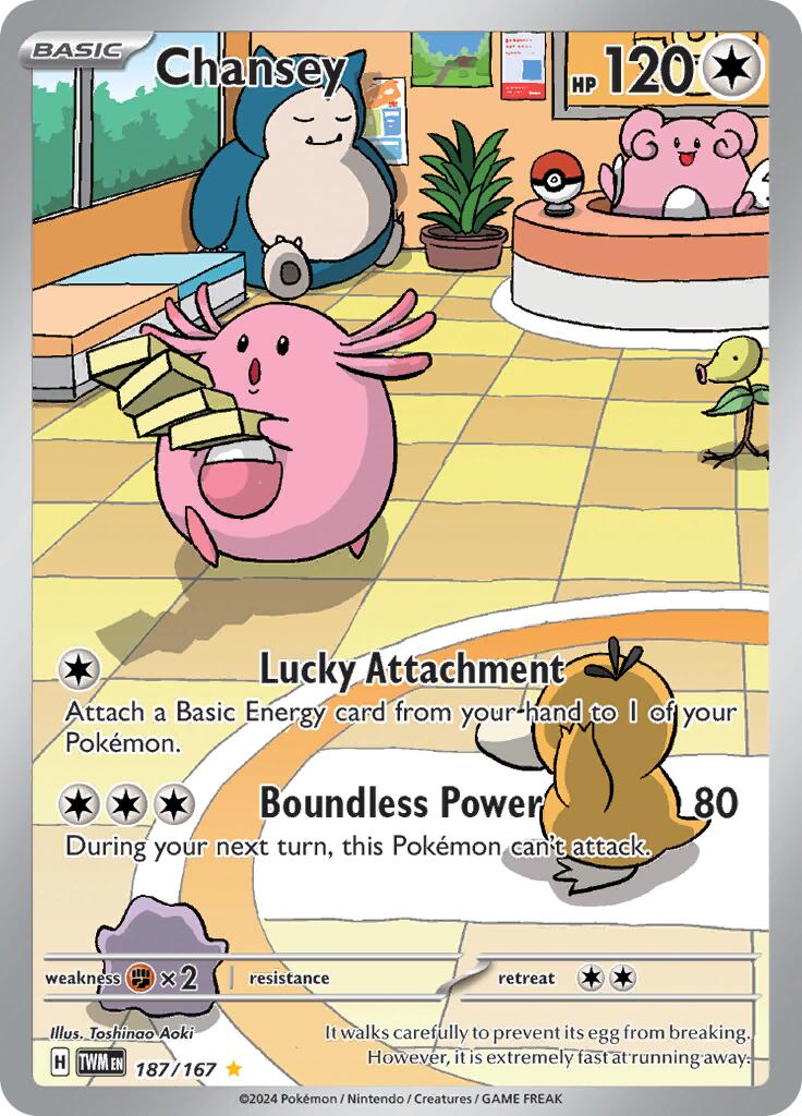 Chansey (187/167) [Scarlet & Violet: Twilight Masquerade] | L.A. Mood Comics and Games