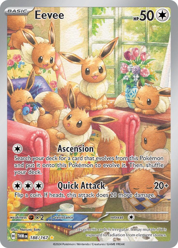 Eevee (188/167) [Scarlet & Violet: Twilight Masquerade] | L.A. Mood Comics and Games