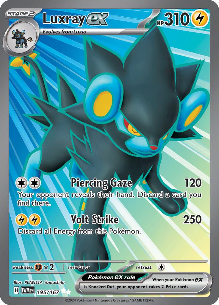 Luxray ex (195/167) [Scarlet & Violet: Twilight Masquerade] | L.A. Mood Comics and Games