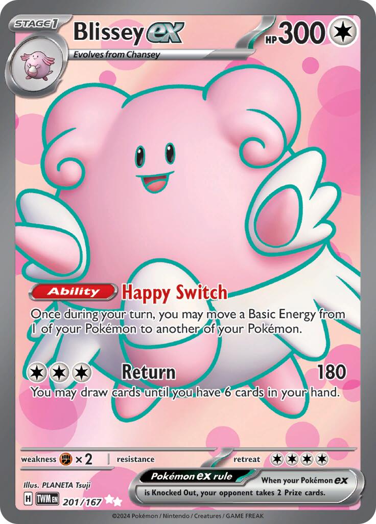 Blissey ex (201/167) [Scarlet & Violet: Twilight Masquerade] | L.A. Mood Comics and Games