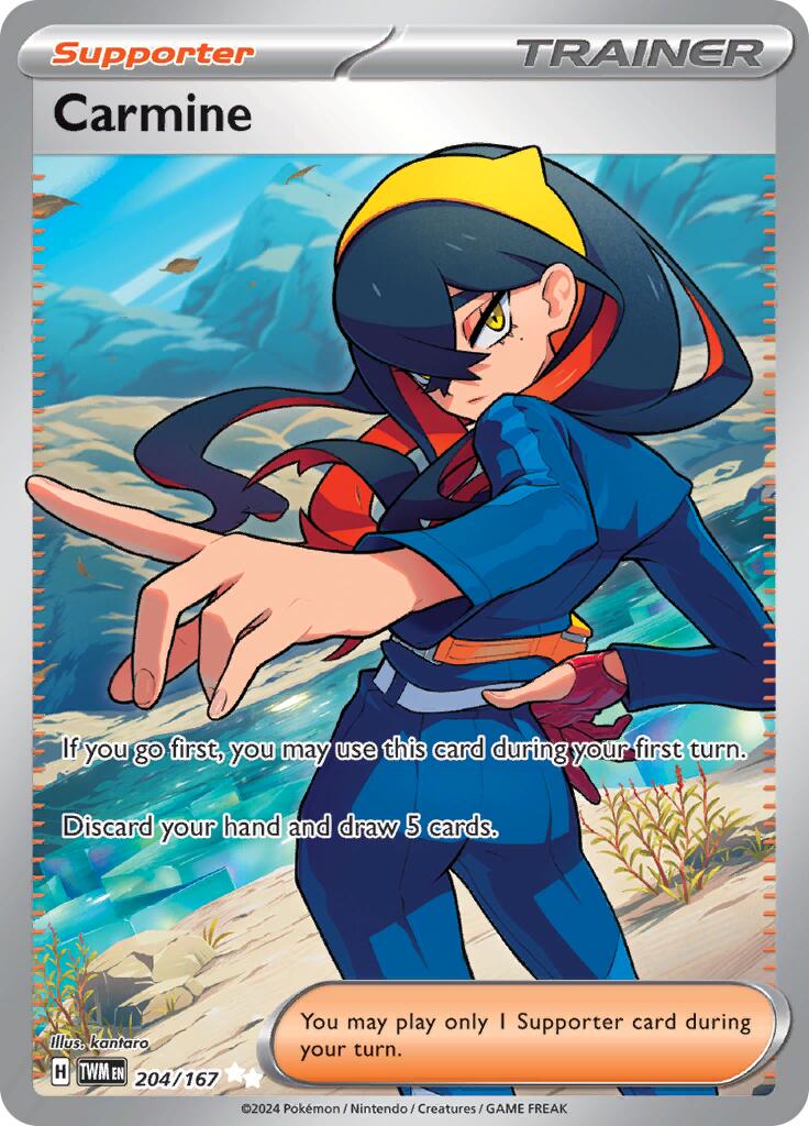 Carmine (204/167) [Scarlet & Violet: Twilight Masquerade] | L.A. Mood Comics and Games