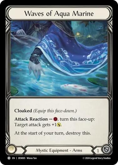 Waves of Aqua Marine [ZEN005] (Part the Mistveil Zen Blitz Deck) | L.A. Mood Comics and Games