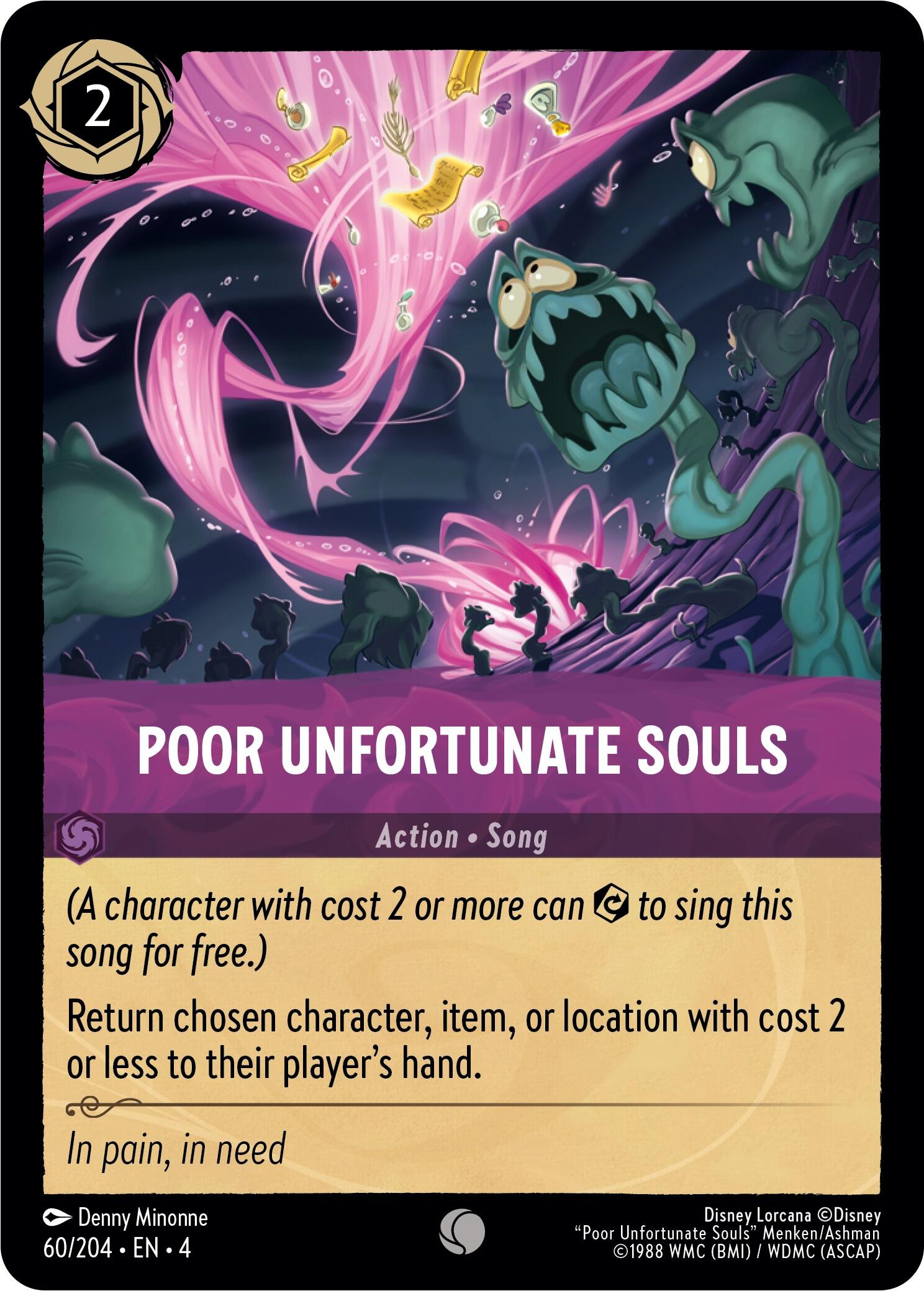 Poor Unfortunate Souls (60/204) [Ursula's Return] | L.A. Mood Comics and Games